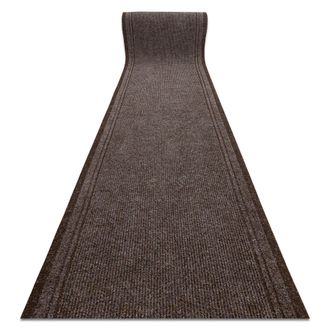 RugsX RugsX Anti-Slip Malaga Runner in Brown | Size: 100 cm x 1300 cm