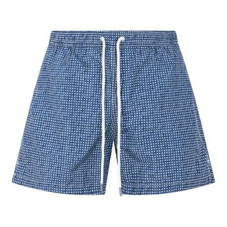 Fedeli Beachwear, male, Blue, Size: S Madeira Swim Shorts