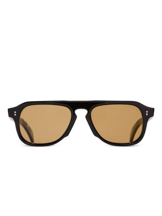 Cutler and Gross pilot-frame sunglasses - unisex - Acetate - 54 - Black