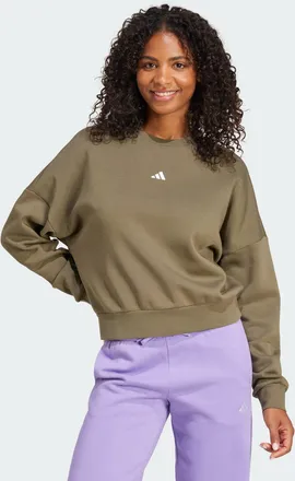 adidas Womens adidas Essentials Small Logo Feelcozy Sweatshirt