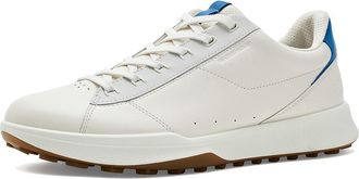 Ecco Street Vibe Lace Waterproof Mens Shoes White/Federal Blue : EU 44 (US Mens 10-10.5) D - Medium