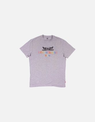 Levi's Mens Levis Mens Grey Varsity 90s T-Shirt - Size: 36