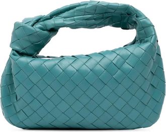 Bottega Veneta Borsa passepartout Intrecciato Jodie mini in nappa 2012-2025 - Blu