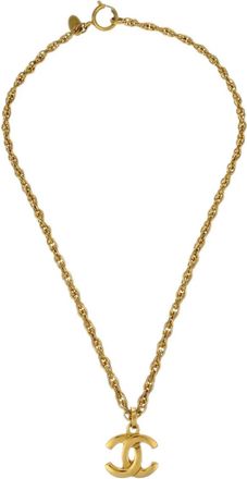 Chanel Collana con pendente CC 1990-2000 - Oro