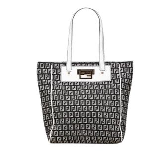 Fendi Pre-owned Tote Bags, female, Black, Size: ONE SIZE Pre-owned Leather Tote Bag