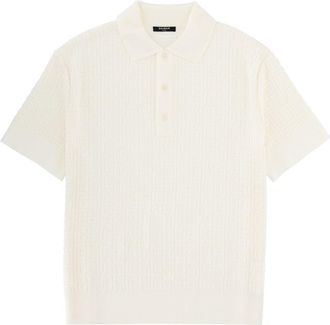 Balmain Merino Wool Polo Shirt