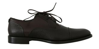 Dolce & Gabbana Bruine Leren Veterschoenen Heren Schoenen