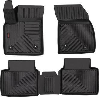 OEM Alfombrillas De Goma 3d Para Coche: Ford Focus Mk4 (hatchback, Sed&aacute;n, Familiar, Turnier, Turnier Active, 2018-) - Borde De 5 Cm