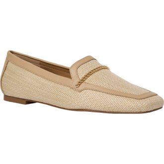 Andr&eacute; Assous Ariane Loafer in Beige Raffia at Nordstrom, Size 9.5
