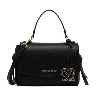 Love Moschino Dames, Tassen, Zwart, Maat: ONE Size Leer