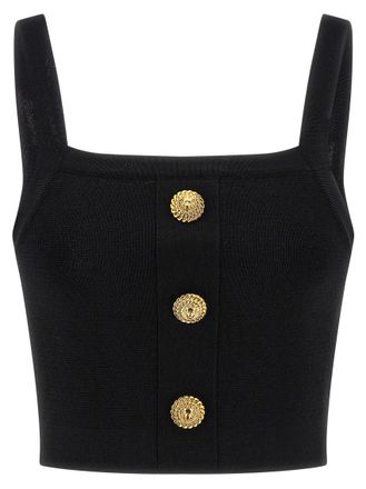 Balmain Black Top 3 buttons