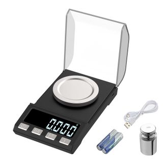 OEM Balanza De Precisi&oacute;n Recargable Por Usb De 100 G/0,001 G, Balanza De Bolsillo Para Joyer&iacute;a, Balanza De Cocina, Adecuada Para Pesar Polvo, Joyas Y Oro,