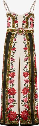 Farm Rio Tr&auml;gerlose Jumpsuit mit Print Wonder