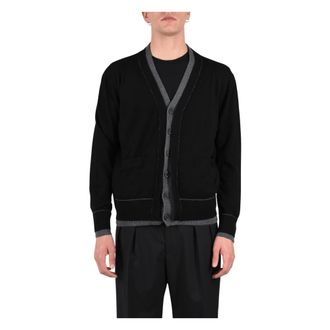 Paolo Pecora Cardigan - Heren - Truien - Zwart - Maat: L Taf