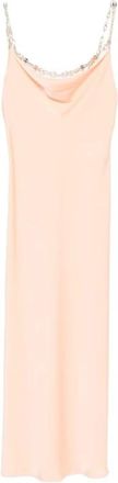 Paco Rabanne Kleedjes - Dames - Maxi kleedjes - Roze - S - Polyester - Kleedjes