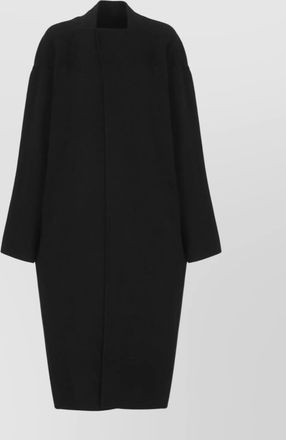 Rick Owens womens longline wool coat pockets