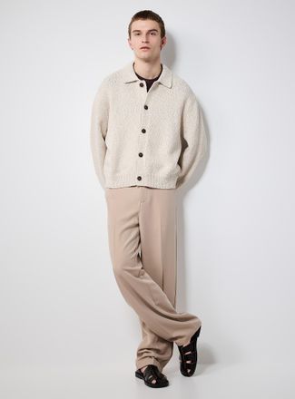 Le 31 Mens Soft monochrome pant Paris fit - High rise relaxed