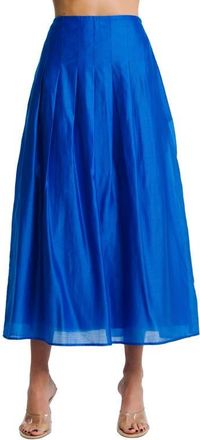 Ciebon Pheona A-Line Midi Skirt in Blue at Nordstrom, Size X-Small