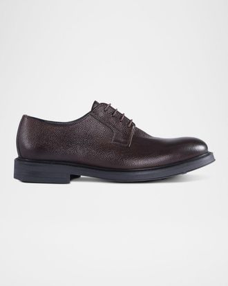 Paul Stuart Men & apos;s Michael Pebbled Leather Derby Shoes