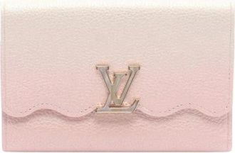 Louis Vuitton Pre-owned Wallets, female, Pink, Size: ONE SIZE Pre-owned Wavy Flap Wallet