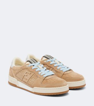 Fendi Fendi Match suede sneakers