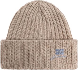 Ganni Dames, Accessoires, Beige, Maat: ONE Size Wol