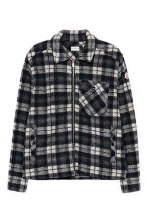 Moncler CHECKERED ZIP OVERSHIRT Size: L, colour: VARIOUS