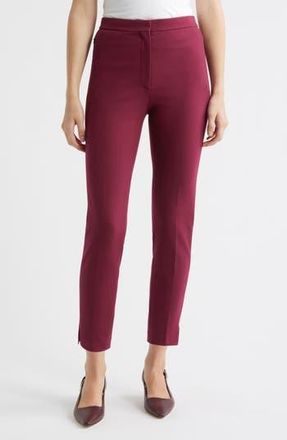 Theory High Waist Tapered Pants in Berry at Nordstrom Rack, Size 0