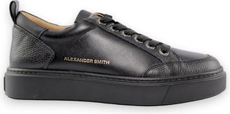 Alexander Smith Zwarte Klassieke Sneakers - Heren - Sneakers - Zwart - 41 EU - Leer - Schoenen