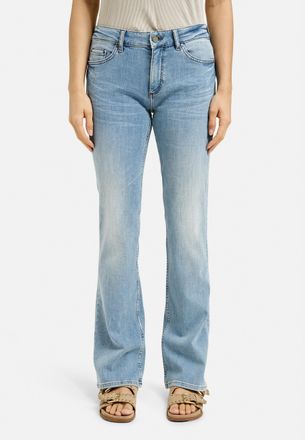 Smith & Soul Bootcut-Jeans SMITH & SOUL, Damen, Gr. 26, L&auml;nge 30, light denim, Denim/Jeans, Obermaterial: 94% Baumwolle, 6% Elasthan, bootcut fit lang, Jeans Bootc