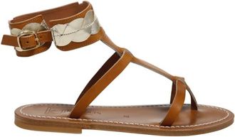 K.Jacques K.jacques, Schoenen, Dames, Bruin, 37 EU, Leer, Mizaine Sandal