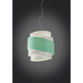 Linea Zero Bea L&aacute;mpara De Suspensi&oacute;n Una Luz Verde Di&aacute;metro 40x H39 Cm