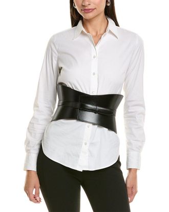 Alaia Ala&iuml;a Neo Bustier Leather Corset