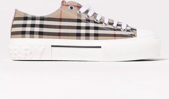 Burberry Sneakers Vintage Check Burberry in canvas di cotone