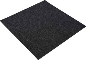 vidaXL Azulejo De Alfombra Gris Oscuro 50 X 50 Cm 20 Uds. Pp Y Bet&uacute;n Vidaxl