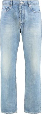 Saint Laurent Mick 5-pocket straight-leg jeans - Heren - Regular Fit Jeans - Blauw - W32 - Katoen - Jeans