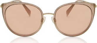 Karen Millen KM5042 297 Womens Sunglasses Gold Size 55