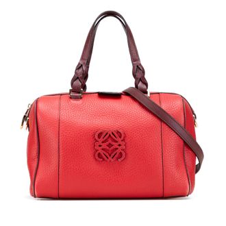 Loewe Leren Schoudertas Met Handtekeninglogo