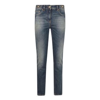 Versace Slim-fit Jeans, female, Blue, Size: W29 Slim-fit Jeans