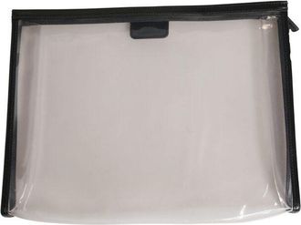 Dolce & Gabbana Dolce & Gabbana Transparent PVC Logo Plaque Clutch Bag