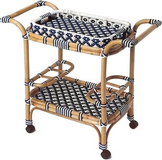 Butler Butler Specialty Company Selena & Rattan Bar Cart