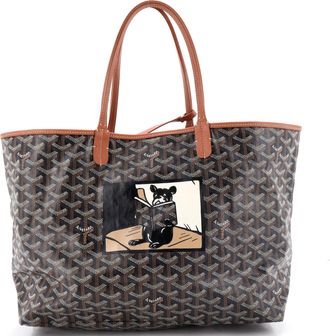 Goyard Saint Louis Tote Printed Coated Canvas PM
