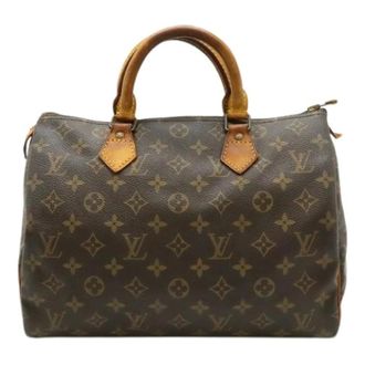 Louis Vuitton Pre-owned Handbags, female, Brown, Size: ONE SIZE Pre-owned Monogram Speedy 30 Handbag