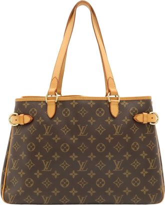 Louis Vuitton Brown Monogram Shoulder Bag Tote Bag (Pre-Owned)