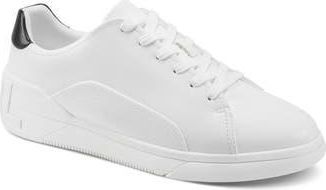 Karl Lagerfeld Paneled Court Sneaker in White at Nordstrom Rack, Size 10.5