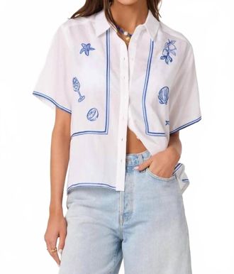 Astr Trace Shirt In White