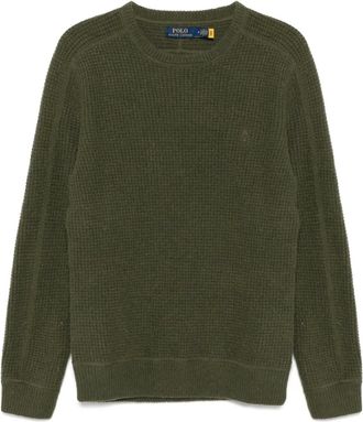 Polo Ralph Lauren Trui met wafelpatroon - Groen