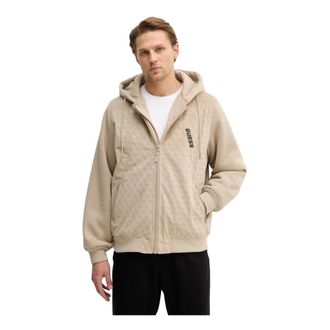 Guess Hombre, Sudaderas, Beige, Talla: M