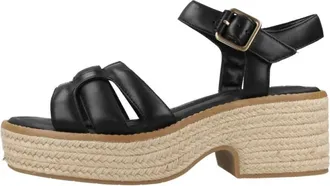 Clarks Mujer, Zapatos, Negro, Talla: 42 EU