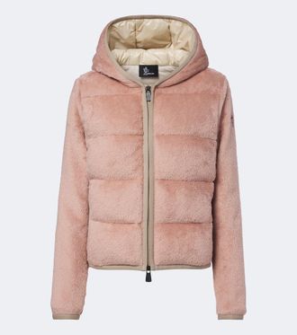 Moncler Teddy hooded down cardigan